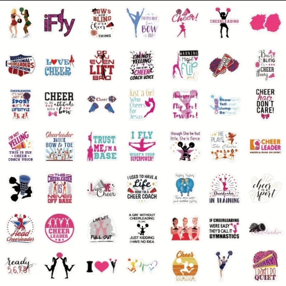 50 Stickers | No Repeats | Reusable | Durable | Brand New - Picture 2 of 10